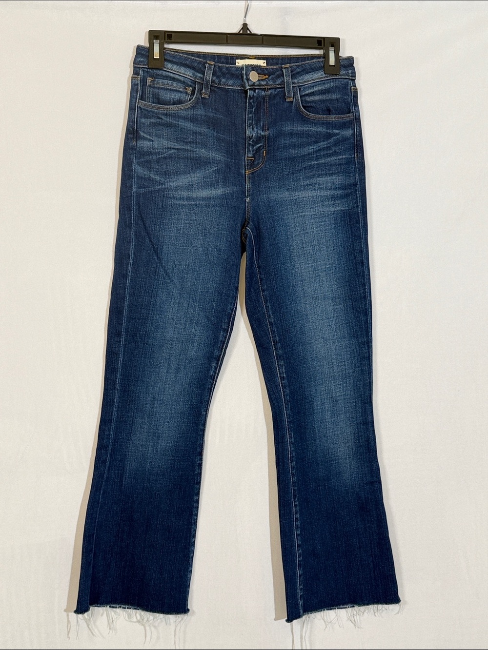 L’AGENCE Kendra Jeans Size 26 High Rise Cropped Flare